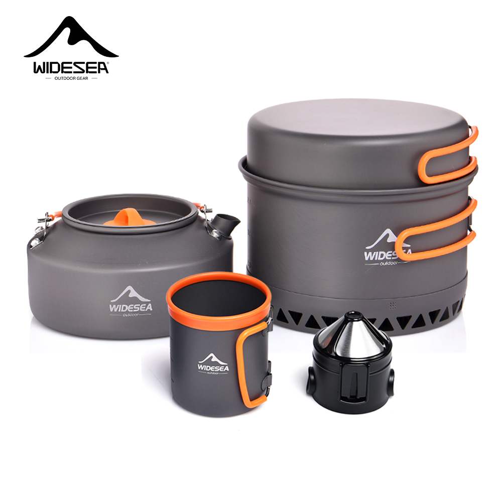 Camping Cooking Set 2 Person - Campingservies Outdoor pannenset Potten Toeristische ketel
