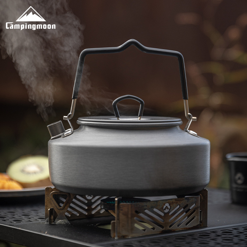 Camping Cooking Set 2 Person - Campingmoon Camping Theepot, Outdoor Waterkoker, Grote