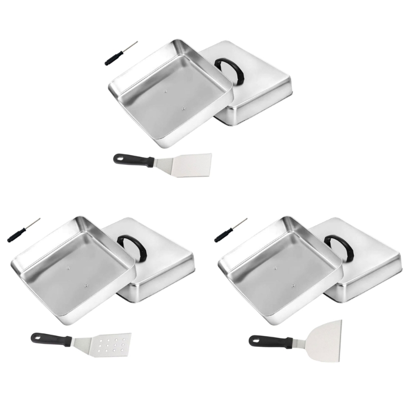 Camping Cooking Flat Top - 547F Vierkant kookdeksel voor maaltijden met
