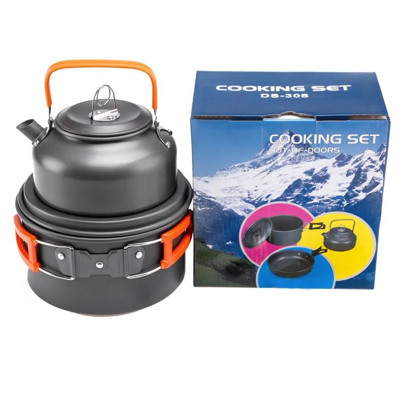 Camping Cooking Pot Stainless Steel - Outdoor Pot Pan Ketel Camping Kookgerei