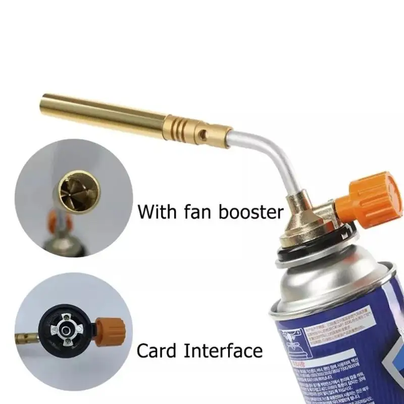 Camping Cooking With Gas - Outdoor Camping BBQ Draagbare laswarmtepistoolapparatuur Butaanbrander