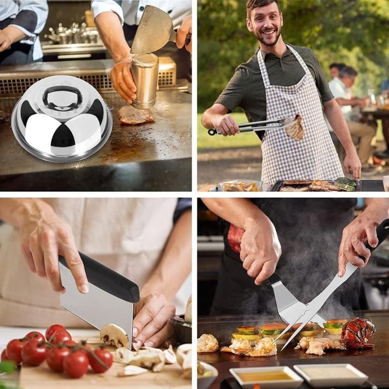 Camping Cooking Flat Top - 14 Stuks Bakplaten Accessoires Kits Platte