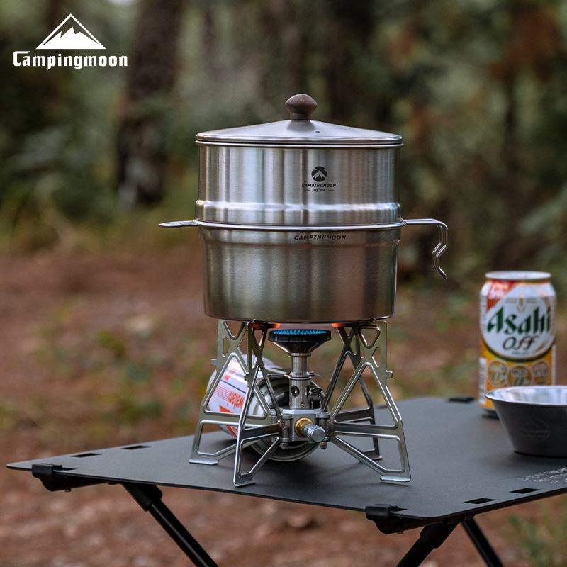 Camping Cooking Snow - CAMPINGMOON S371-C1 Camping Sneeuwtrekker met Stoomlade