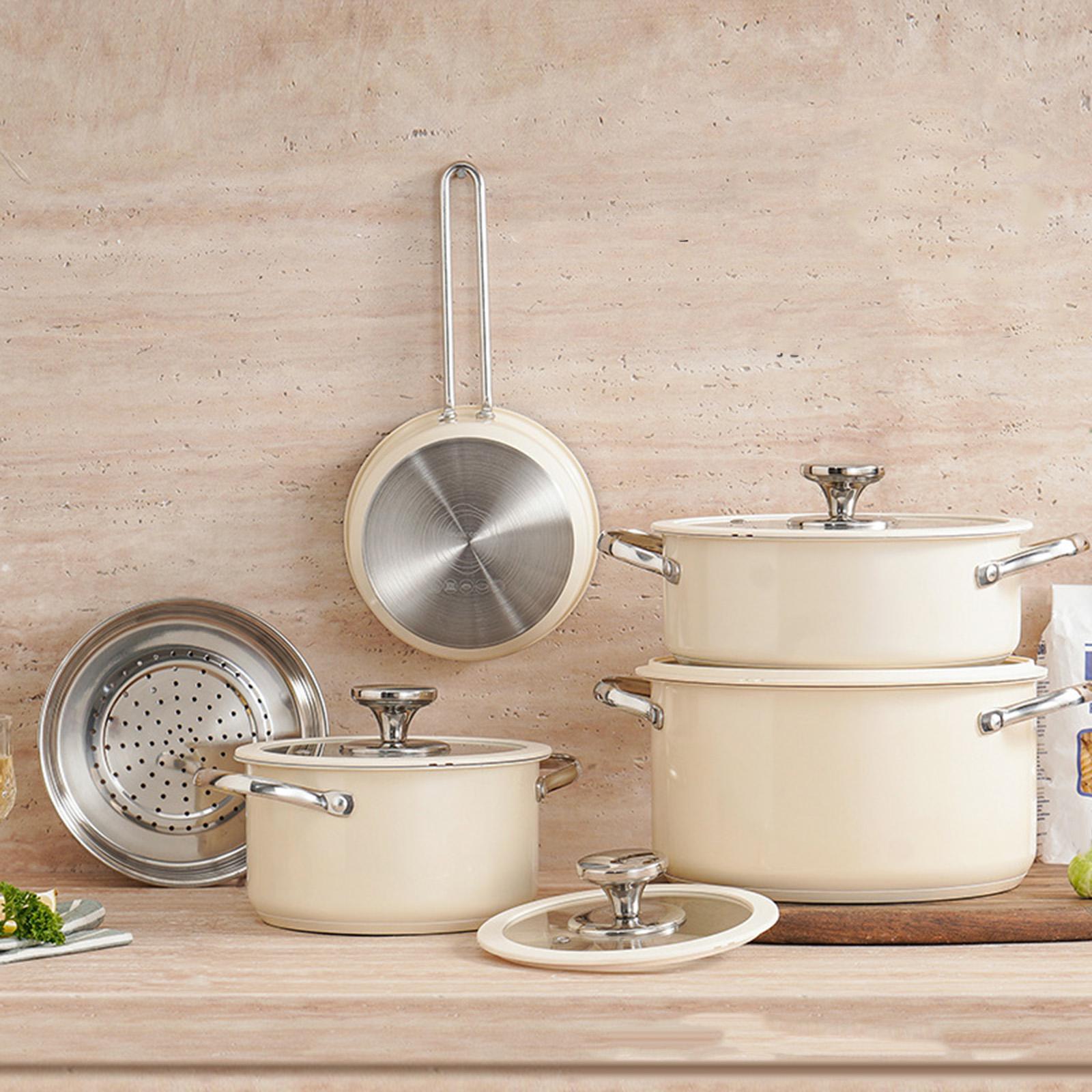 Camping Cooking Without Gas - Melkpan, kleine sauspan, verdikte boterwarmer, universele