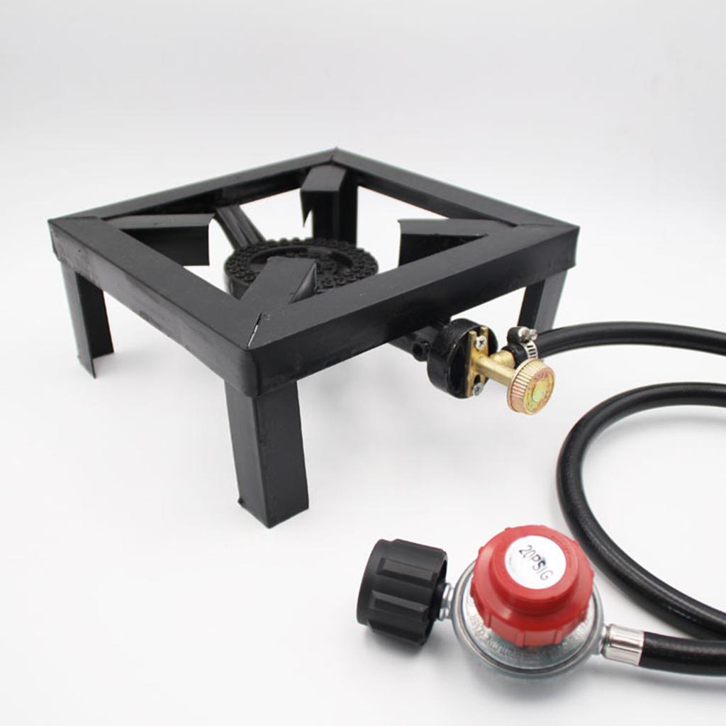 Camping Cooking Cast Iron - Draagbare kooktoestelbrander van gietijzer, propaangasfornuis voor