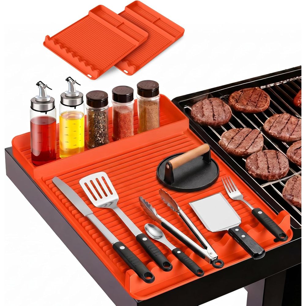 Camping Cooking Grill - Hittebestendige siliconen grillmat - 16x11,5'' antislip