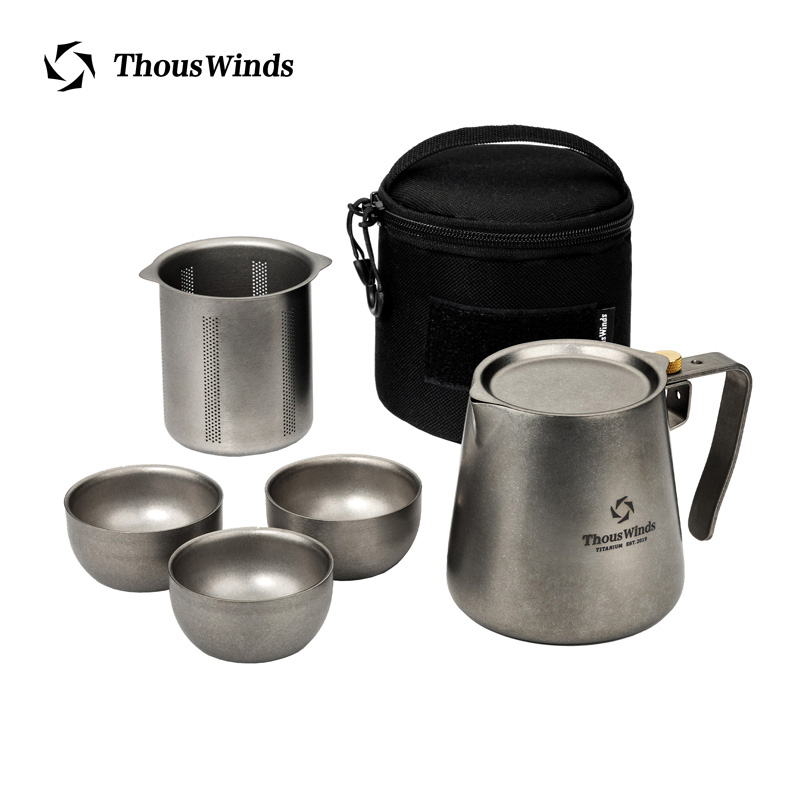 Camping Cooking Set Stainless Steel - Thous Winds Theeceremonie Titanium Outdoor Camping