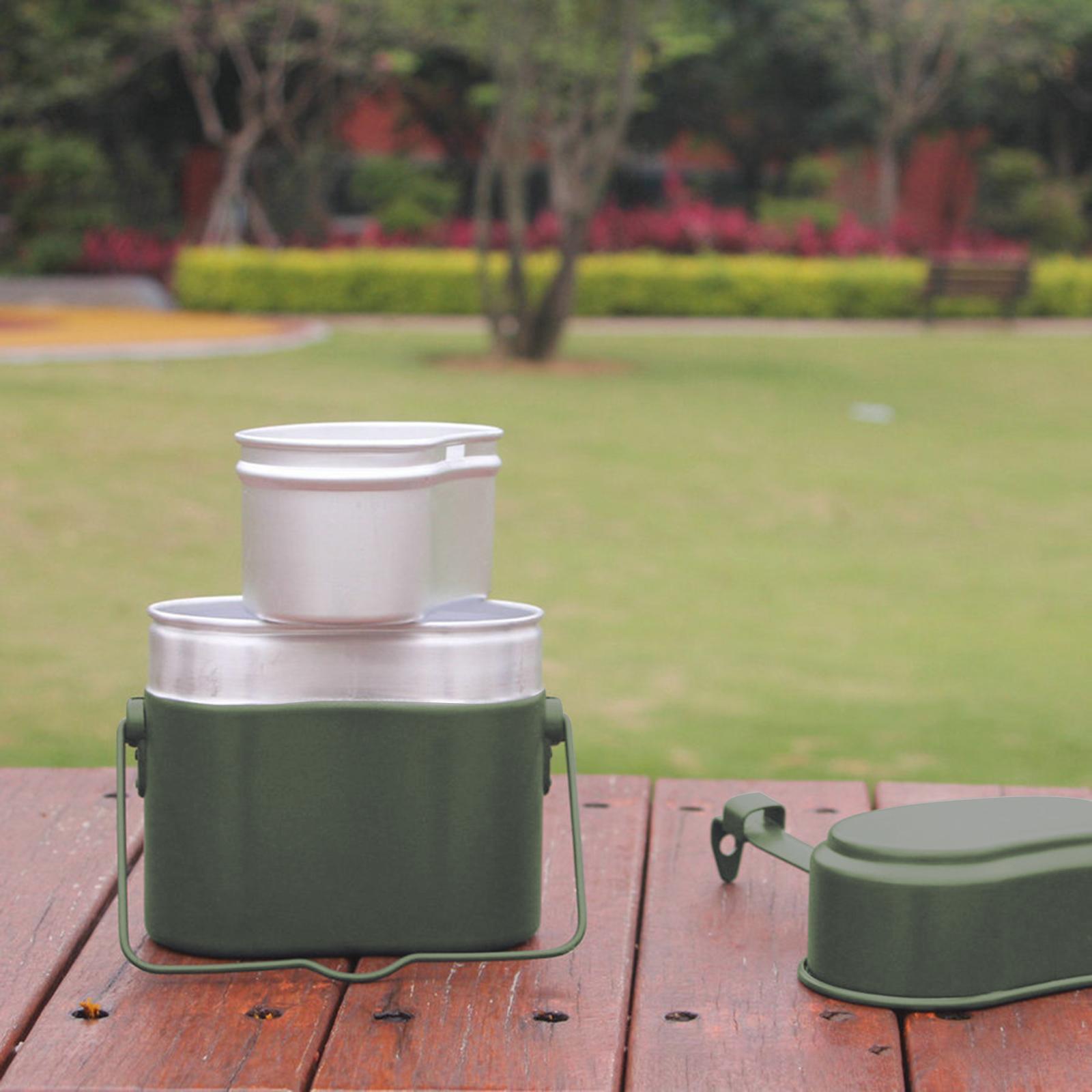 3 stks/set lunchbox aluminium  - Camping Cooking Mess Kit recensie en prijs