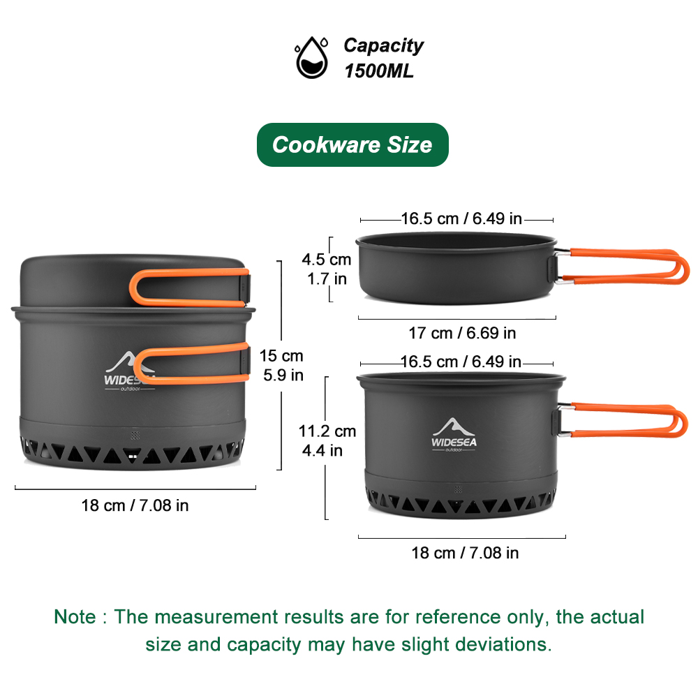 Campingservies Outdoor pannens - Camping Cooking Set 2 Person recensie en prijs