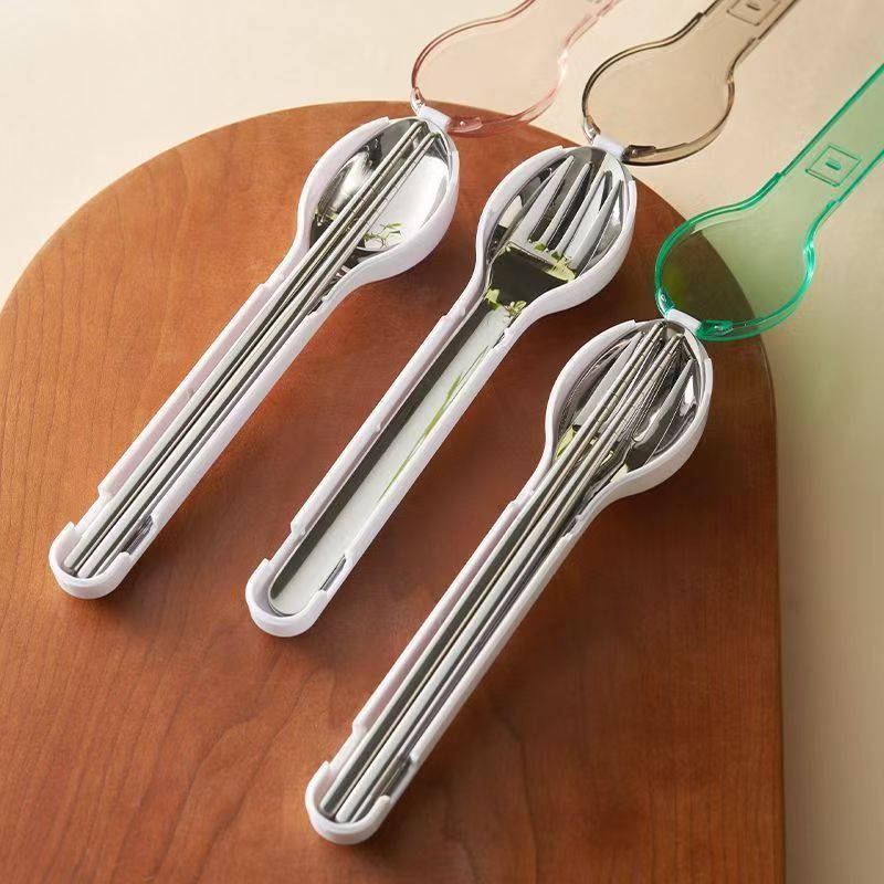 Draagbare bestekset met opberg - Camping Cooking Set Stainless Steel recensie en prijs