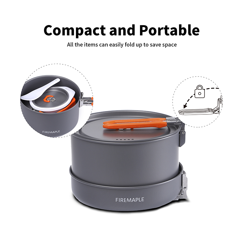 Fire Maple pannenset voor 4-5  - Camping Cooking Set 2 Person recensie en prijs
