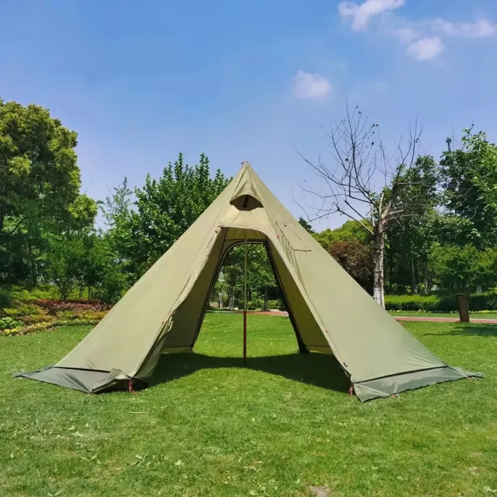 Zeer lichte piramidetent met s - Camping Cooking Snow recensie en prijs