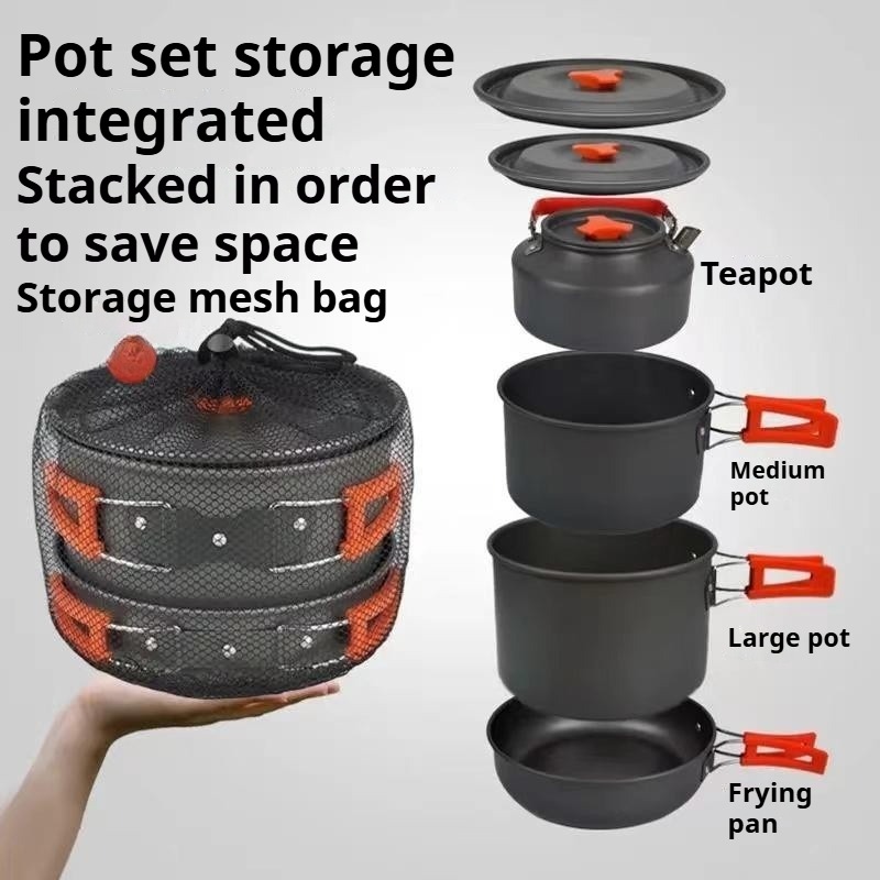 Draagbare pot met grote capaci - Camping Cooking Pot Large recensie en prijs
