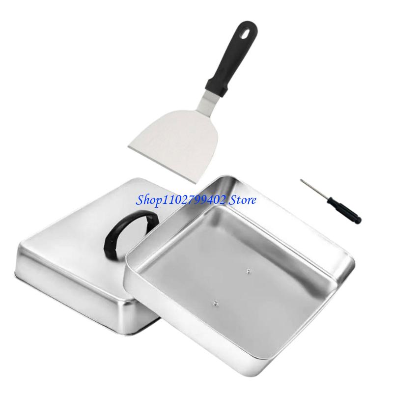 547F Vierkant kookdeksel voor  - Camping Cooking Flat Top recensie en prijs