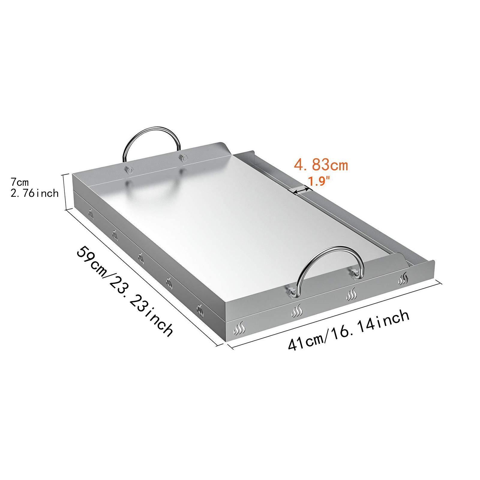 Antislip grillplaat met handgr - Camping Cooking Flat Top recensie en prijs