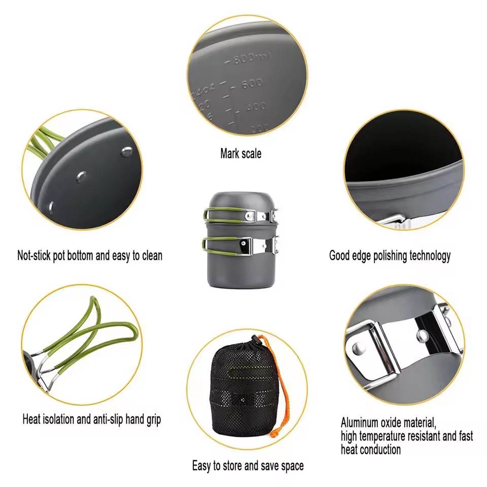 Ultralicht kampeerkookgerei Me - Camping Cooking Mess Kit recensie en prijs