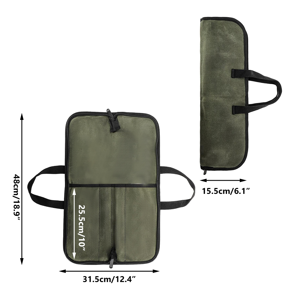 Gewaxte canvas messenroltas me - Camping Cooking Bag recensie en prijs