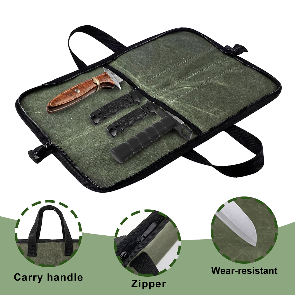 Gewaxte canvas messenroltas me - Camping Cooking Bag recensie en prijs