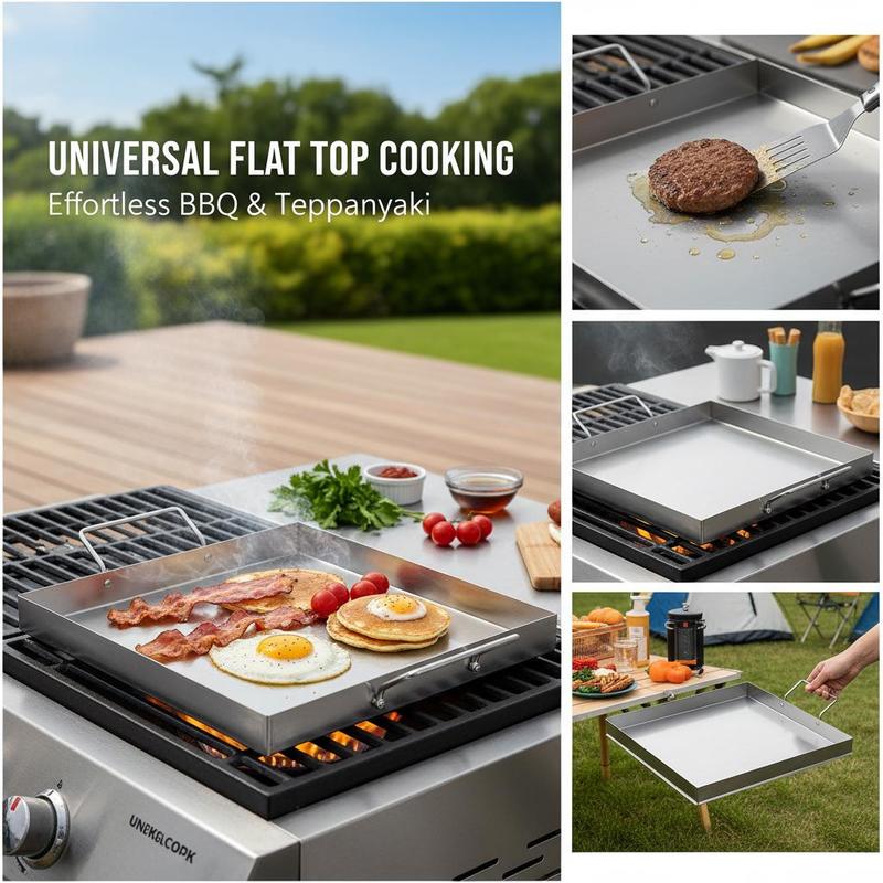 Universele platte bakplaat 18x - Camping Cooking With Gas recensie en prijs
