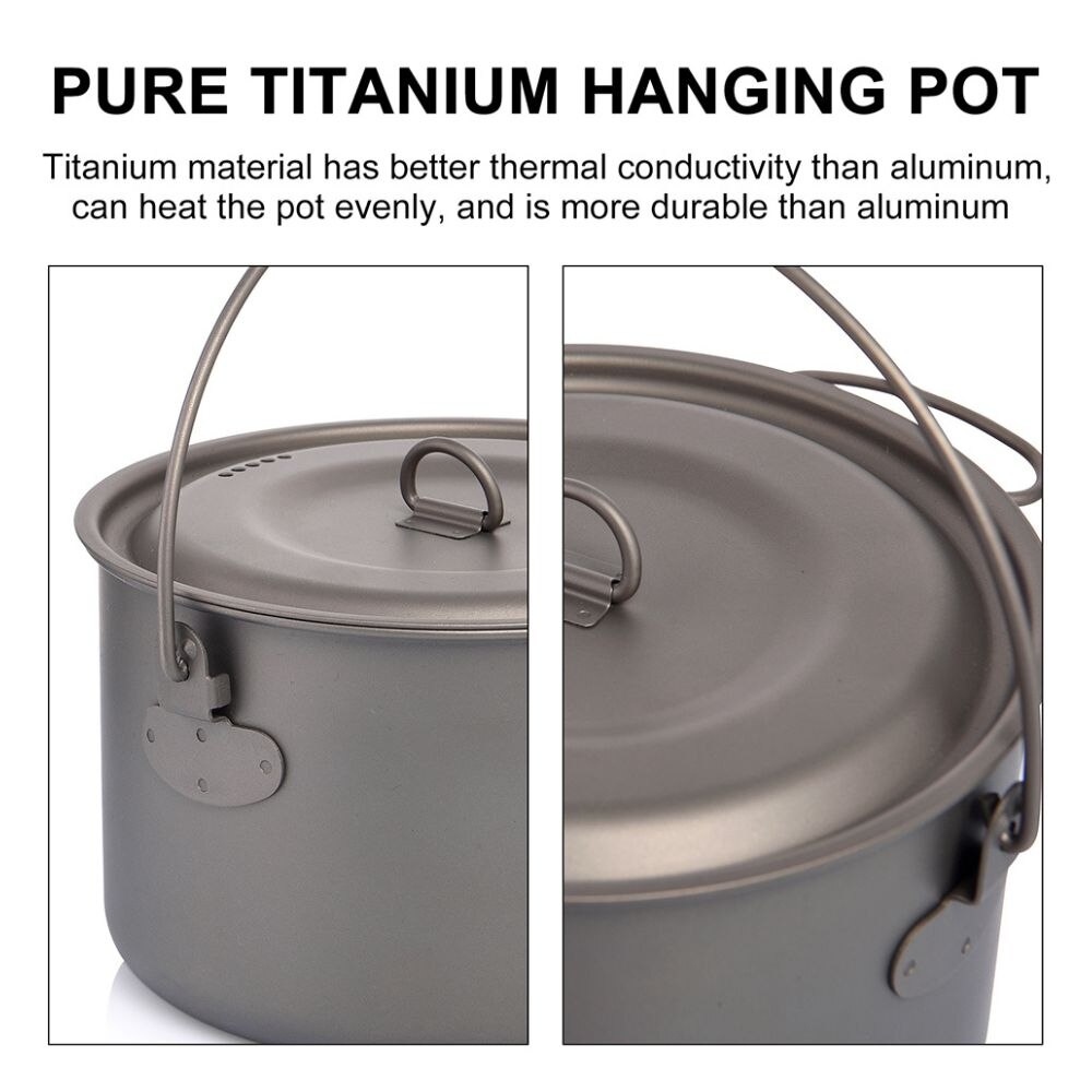 Widesea Camping Tafelgerei Tit - Camping Cooking Pot Stainless Steel recensie en prijs