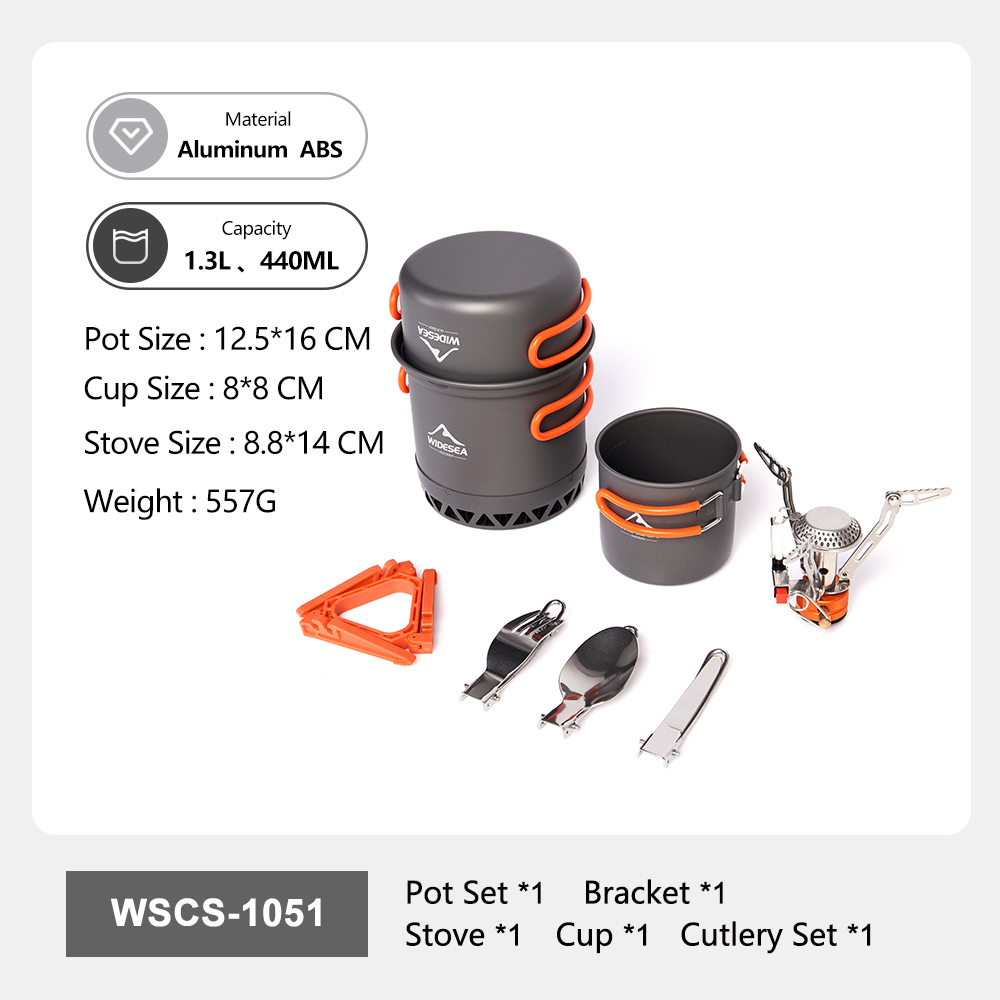 Widesea Draagbare Camping Kook - Camping Cooking Set 2 Person recensie en prijs