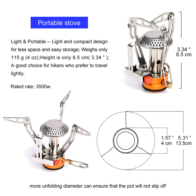 Widesea Draagbare Camping Kook - Camping Cooking Set 2 Person recensie en prijs