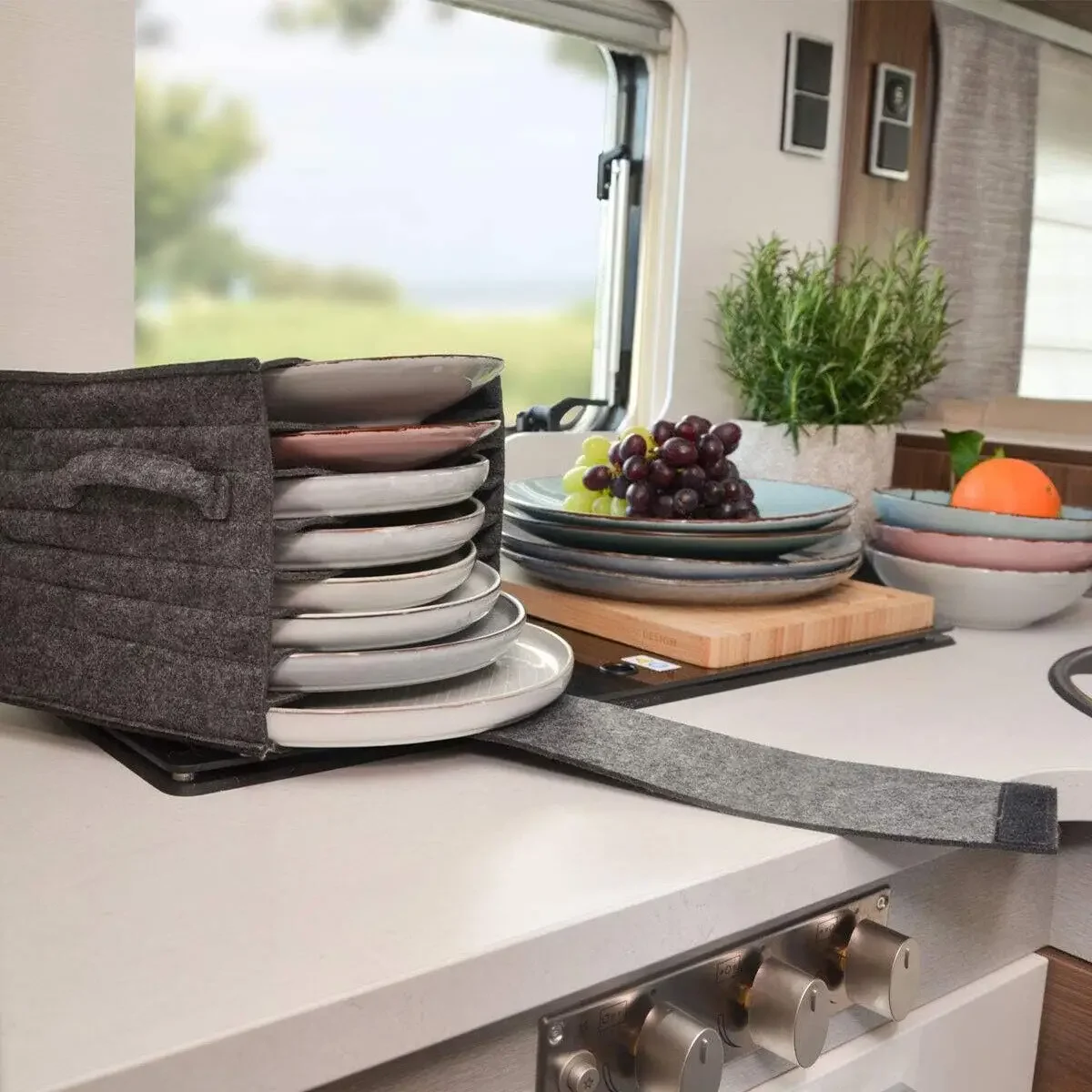 Vilten plaat schotel beker opb - Camping Cooking Utensil Holder recensie en prijs