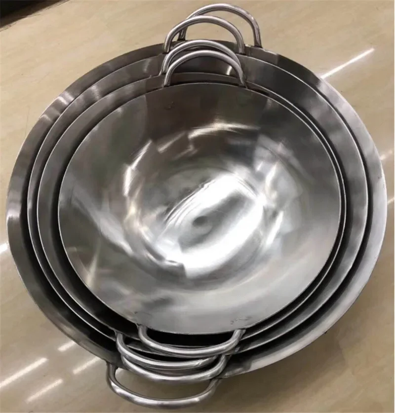 304 roestvrij staal wok 50 60  - Camping Cooking Without Gas recensie en prijs