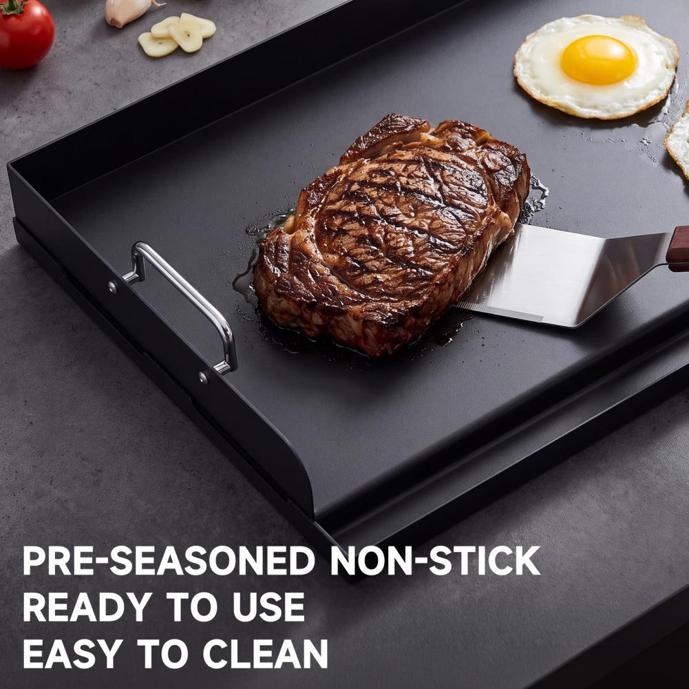 Anti-aanbak gietijzeren bakpla - Camping Cooking Flat Top recensie en prijs