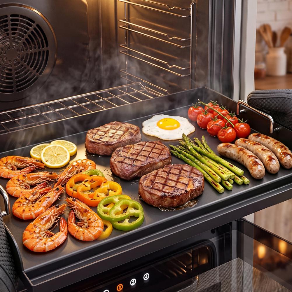 Anti-aanbak gietijzeren bakpla - Camping Cooking Flat Top recensie en prijs