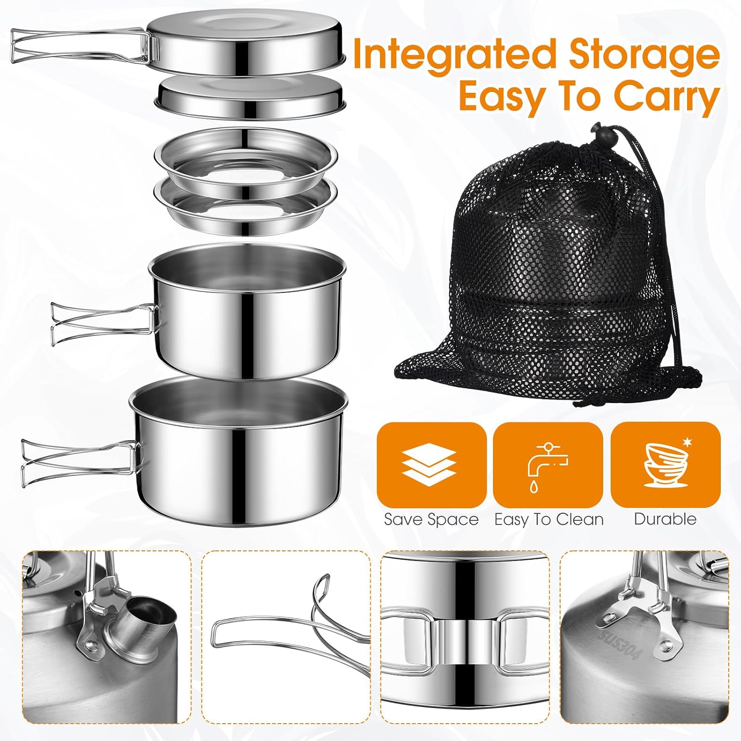 2026 Nieuwe Upgrade Funnymoom  - Camping Cooking Mess Kit recensie en prijs