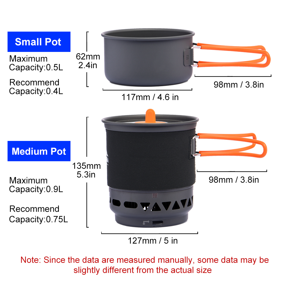 Widesea Camping Kooksysteem me - Camping Cooking Set 2 Person recensie en prijs