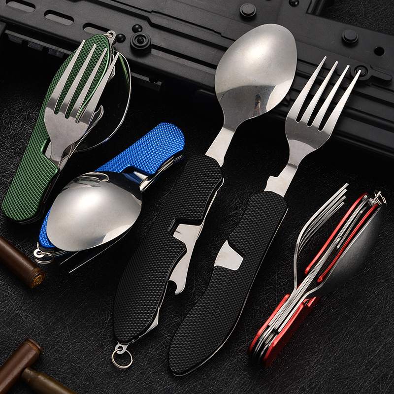 4-in-1 opvouwbare campinggerei - Camping Cooking Set Stainless Steel recensie en prijs