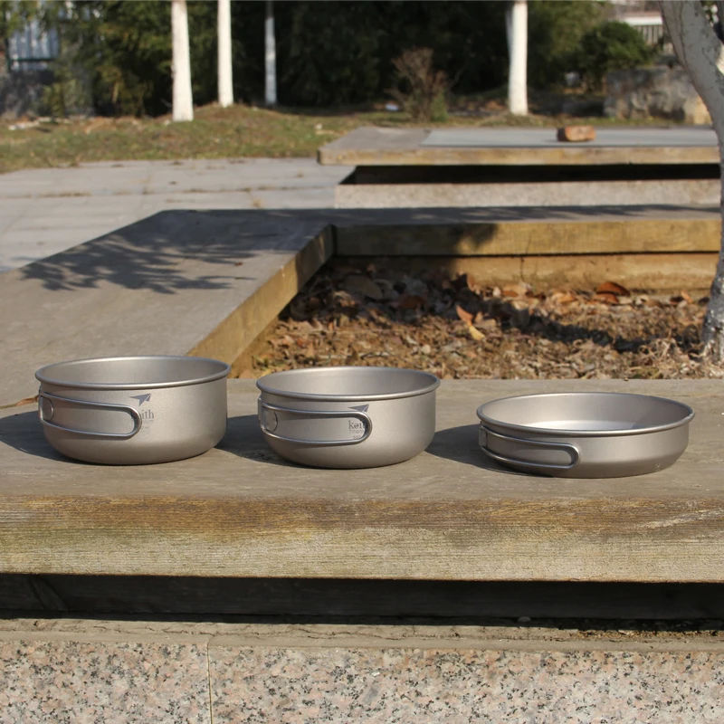 Keith 3PCS Titanium Kookgerei  - Camping Cooking Pot Stainless Steel recensie en prijs