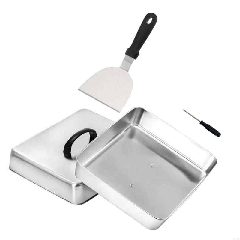 Platte deksel met vierkante vo - Camping Cooking Flat Top recensie en prijs