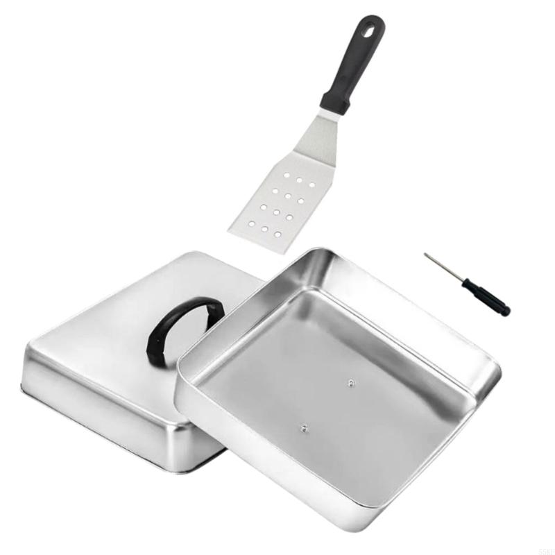 Platte deksel met vierkante vo - Camping Cooking Flat Top recensie en prijs