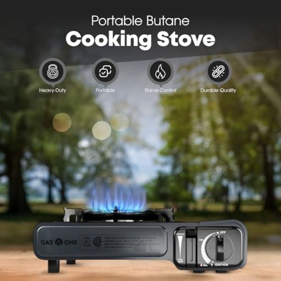 GasOne GS-1000G-KIT Butaangasf - Camping Cooking Flat Top recensie en prijs