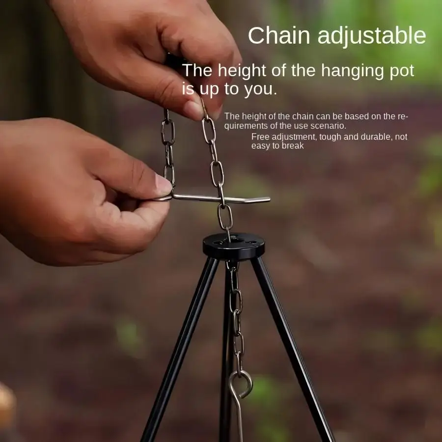 Draagbaar kampeer-kookpot-rek  - Camping Cooking Pot Large recensie en prijs