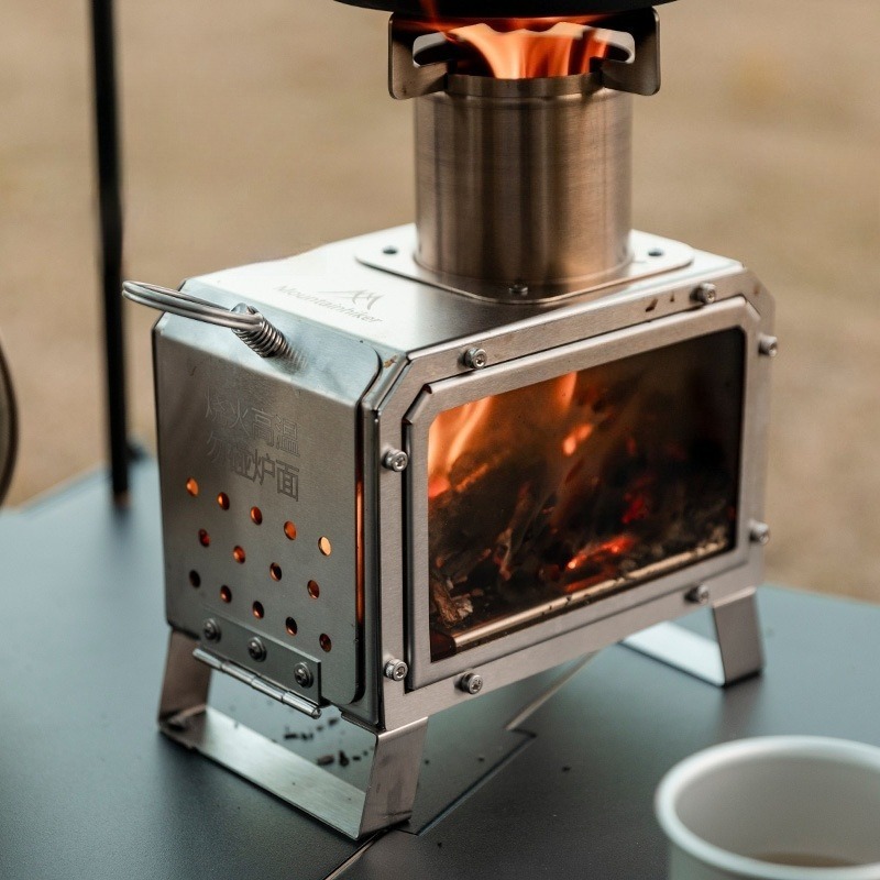 Roestvrijstalen verwarmingskac - Camping Cooking In Forest recensie en prijs