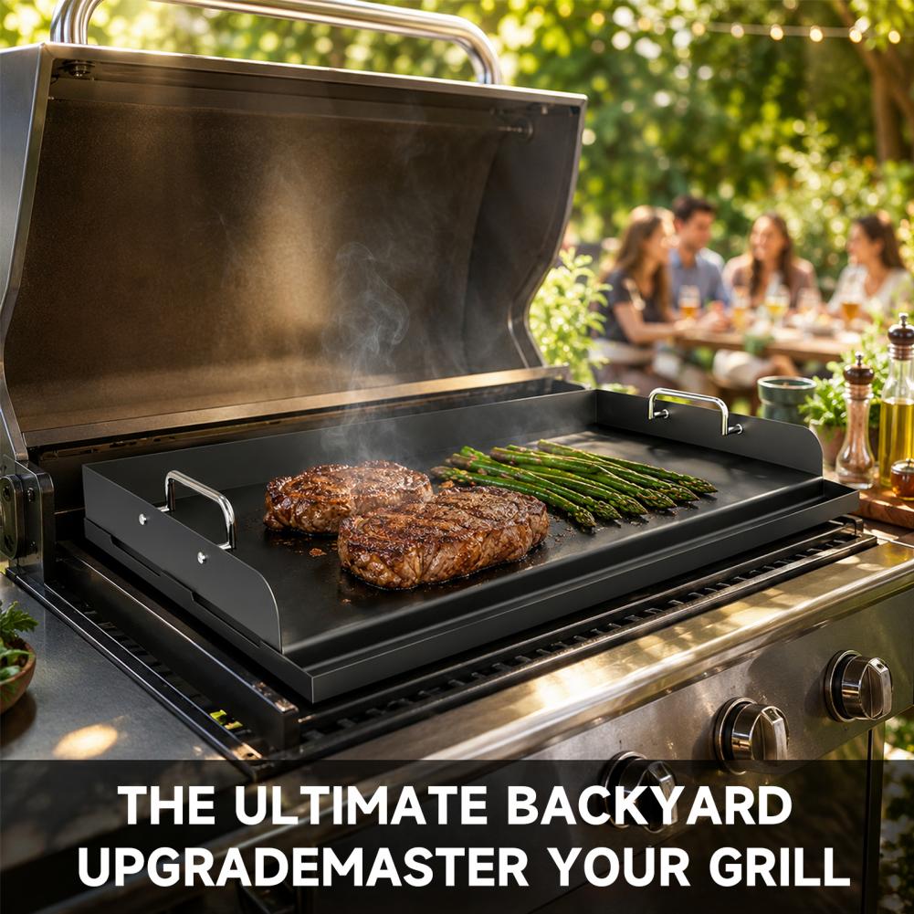 Dikke gietijzeren bakplaat, vo - Camping Cooking Flat Top recensie en prijs