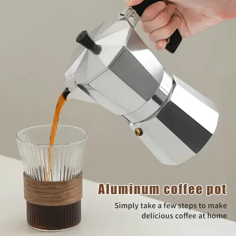 Klassieke aluminium moka pot 5 - Camping Cooking Accessories recensie en prijs