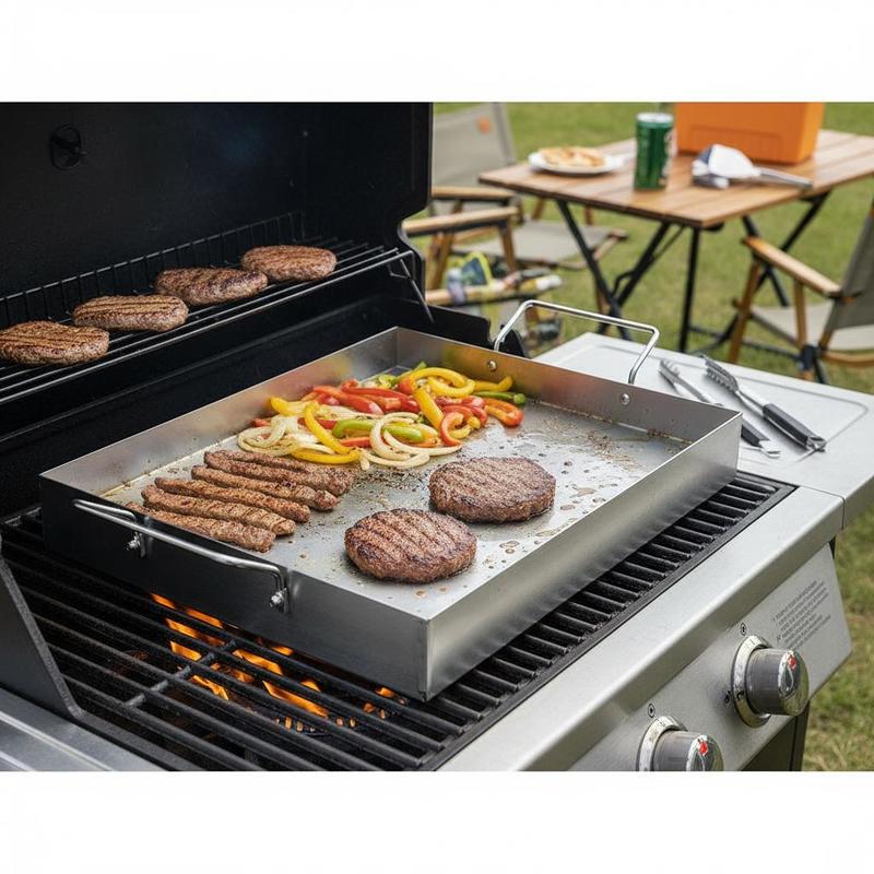Rechthoekige platte bovenplaat - Camping Cooking Flat Top recensie en prijs