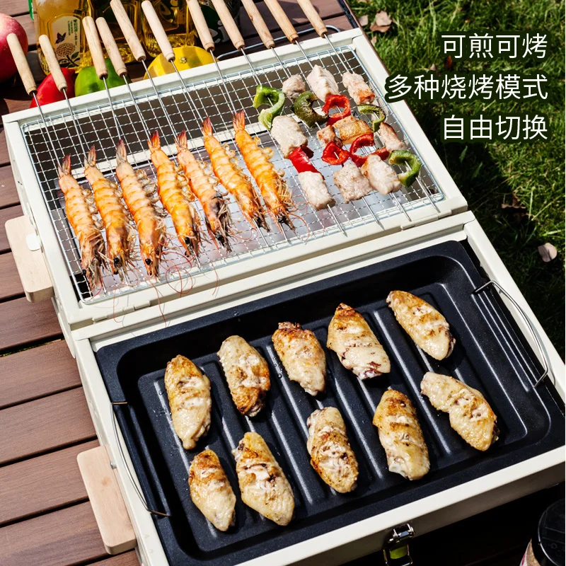 Barbecueoven Huishoudelijke gr - Camping Cooking Grill recensie en prijs