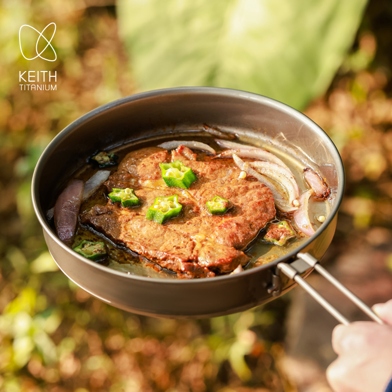 KEITH 1L Pure Titanium Koekenp - Camping Cooking Set 2 Person recensie en prijs
