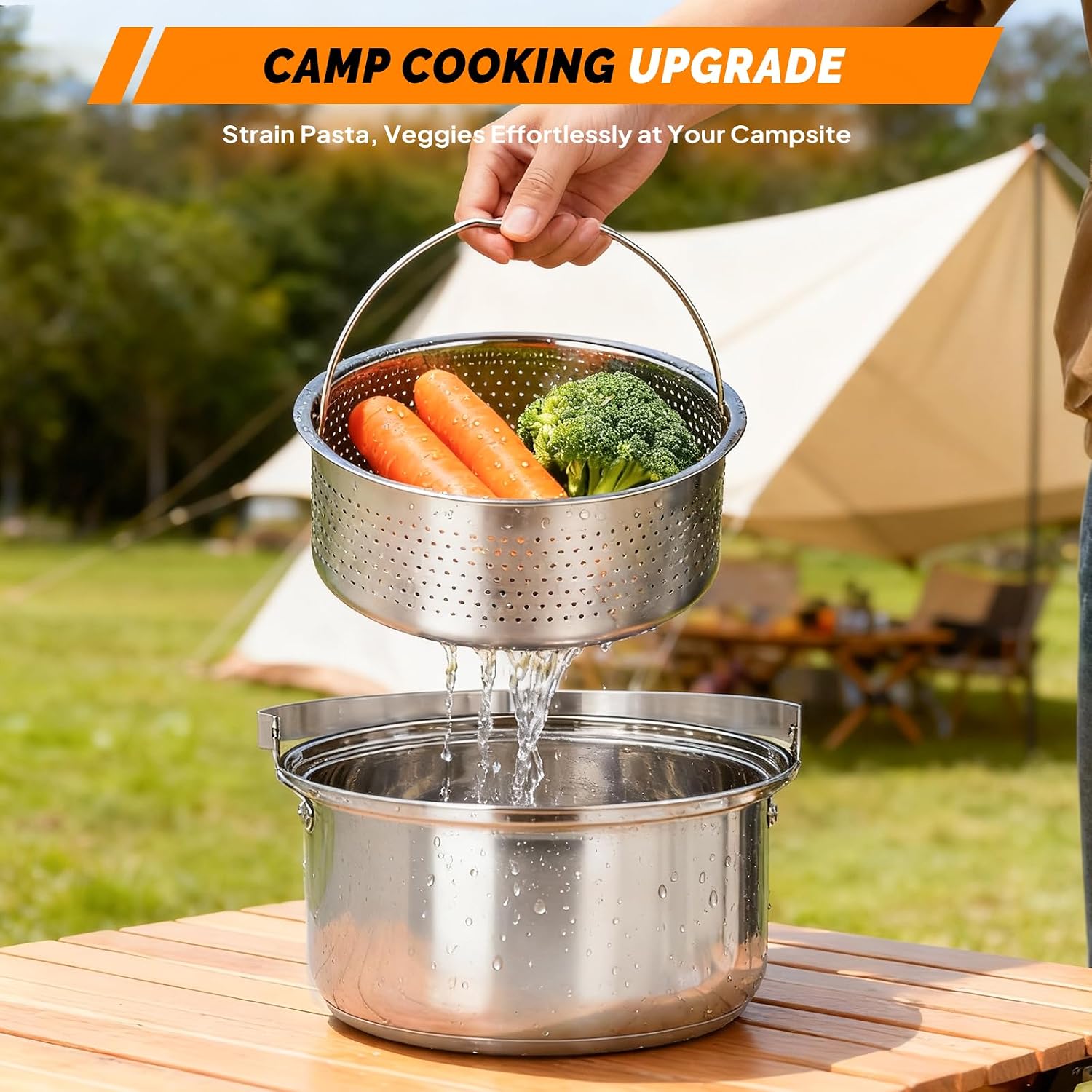 6-delige kookgereiset, 304 roe - Camping Cooking Bag recensie en prijs