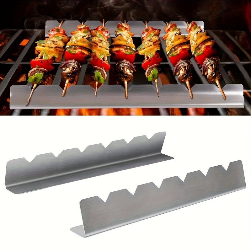2 Stuks Kebab Rack Kebab Stand - Camping Cooking Utensil Holder recensie en prijs