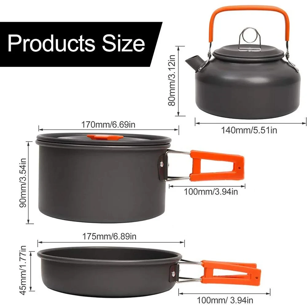 Camping kookgerei set Buitenko - Camping Cooking Set 2 Person recensie en prijs