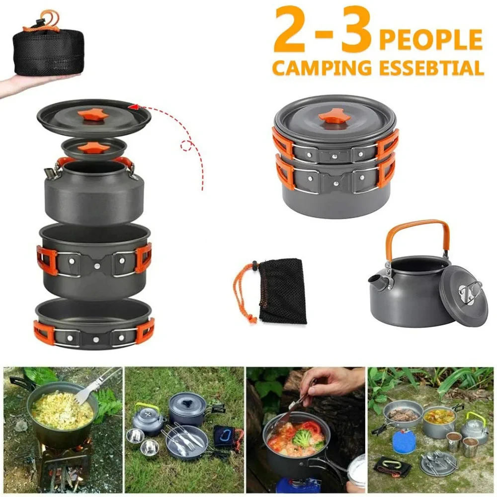 Camping kookgerei set Buitenko - Camping Cooking Set 2 Person recensie en prijs