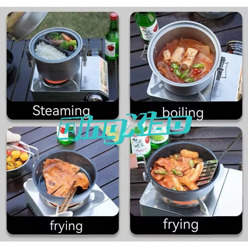 Outdoor 304 roestvrijstalen mu - Camping Cooking Pot Stainless Steel recensie en prijs