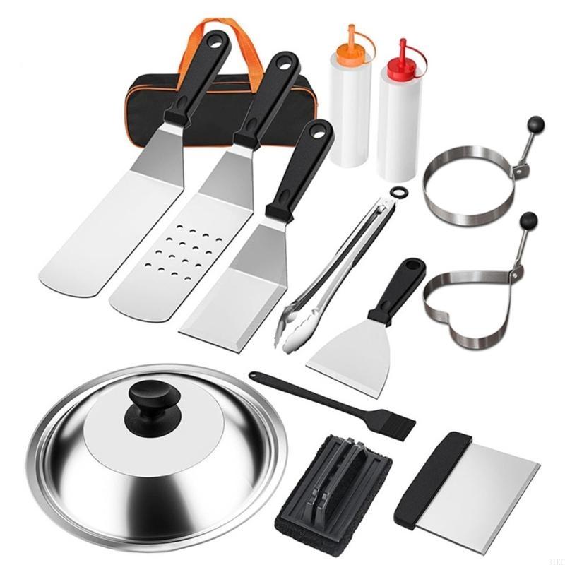 14 Stuks Bakplaten Accessoires - Camping Cooking Flat Top recensie en prijs